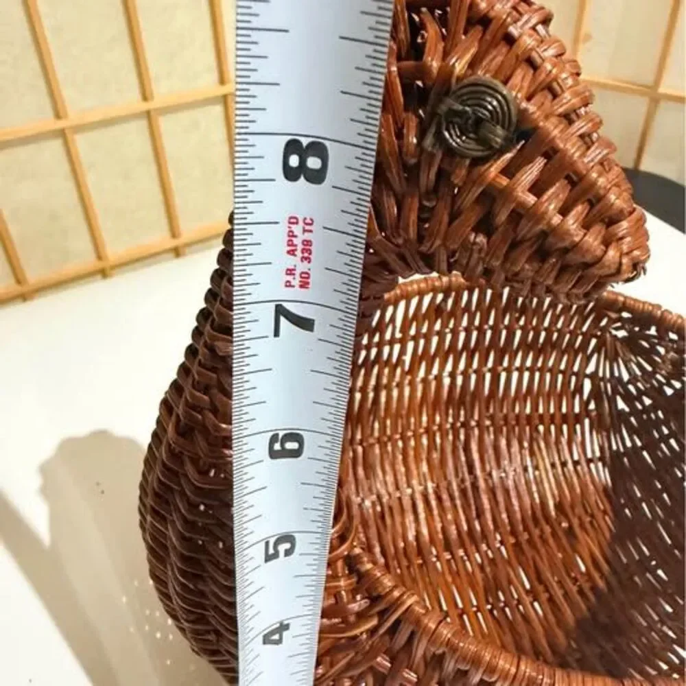 Vintage Woven Wicker Basket $5 Stamford